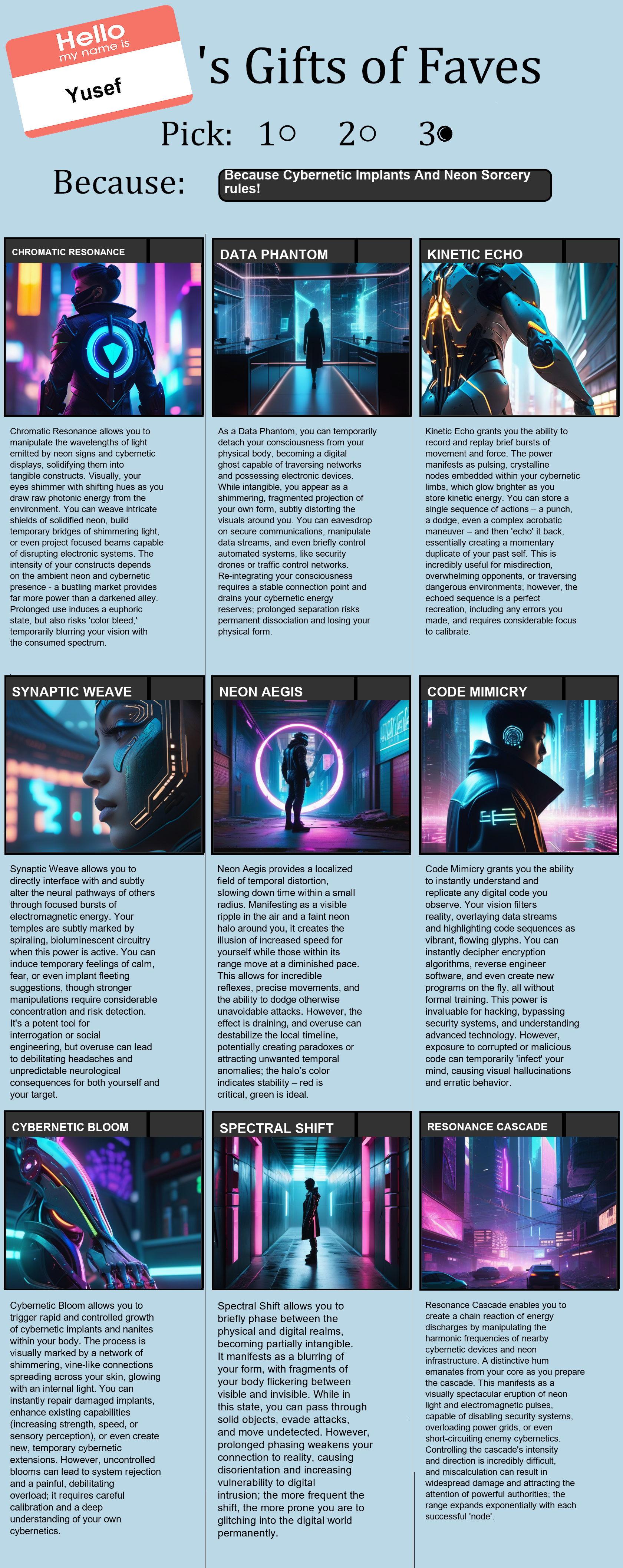 Cybernetic Implants And Neon Sorcery