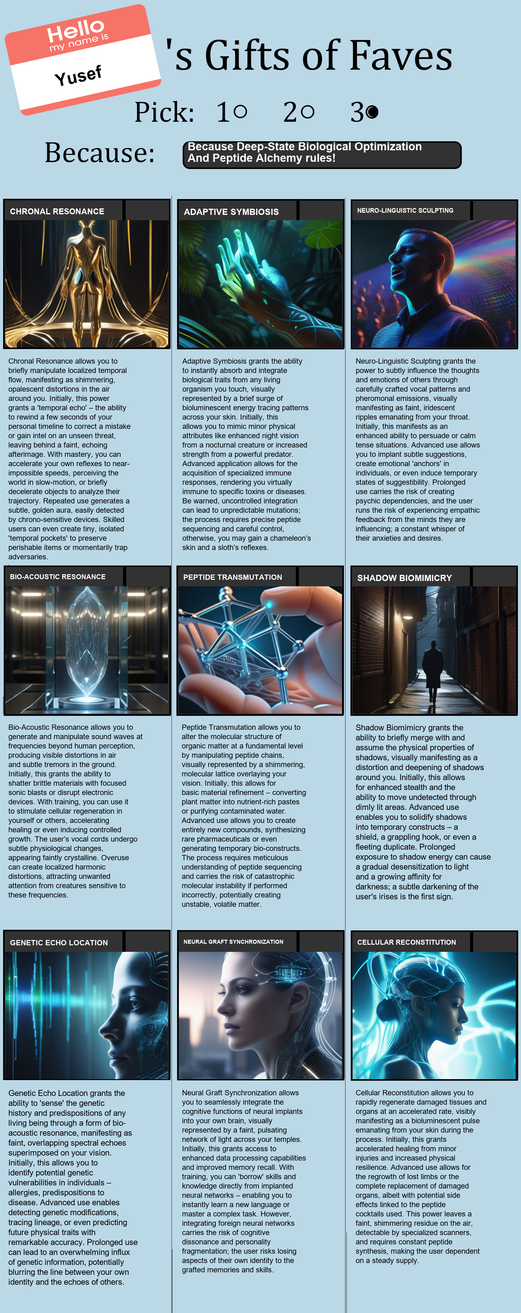 Deep-State Biological Optimization And Peptide Alchemy