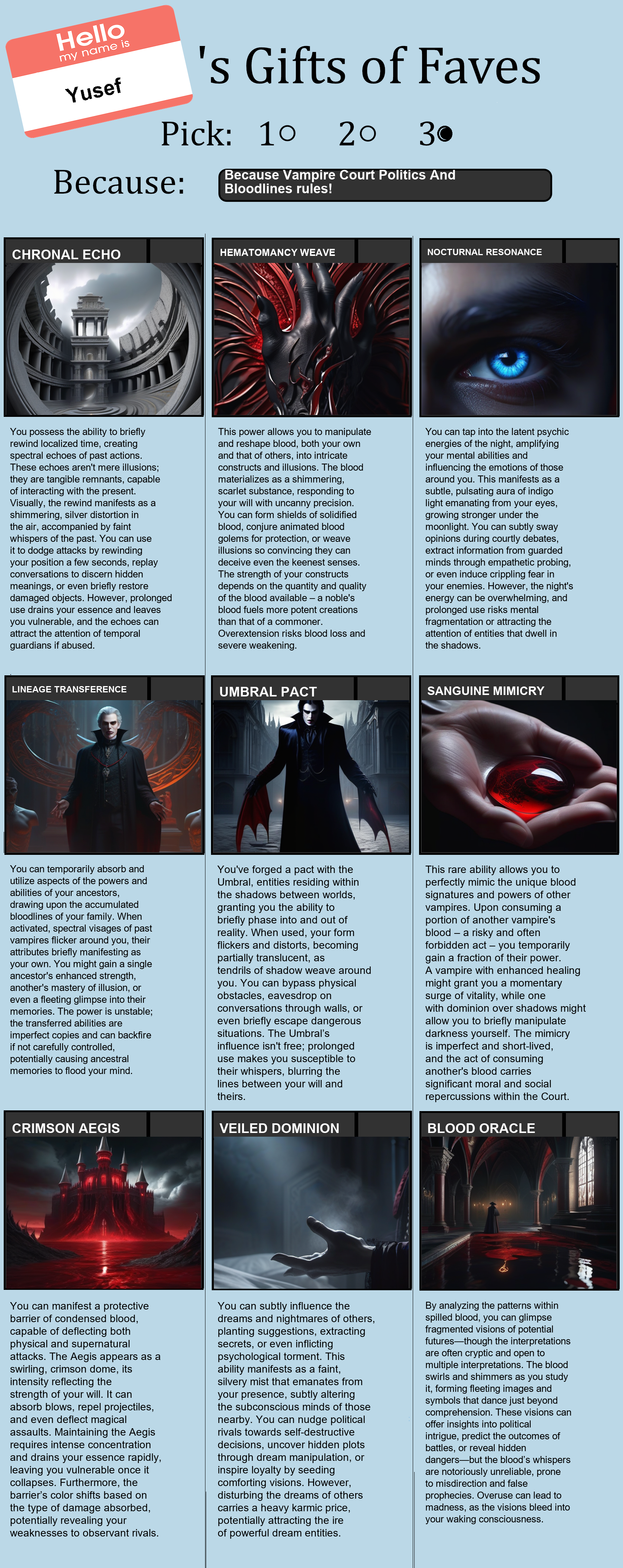 Vampire Court Politics And Bloodlines