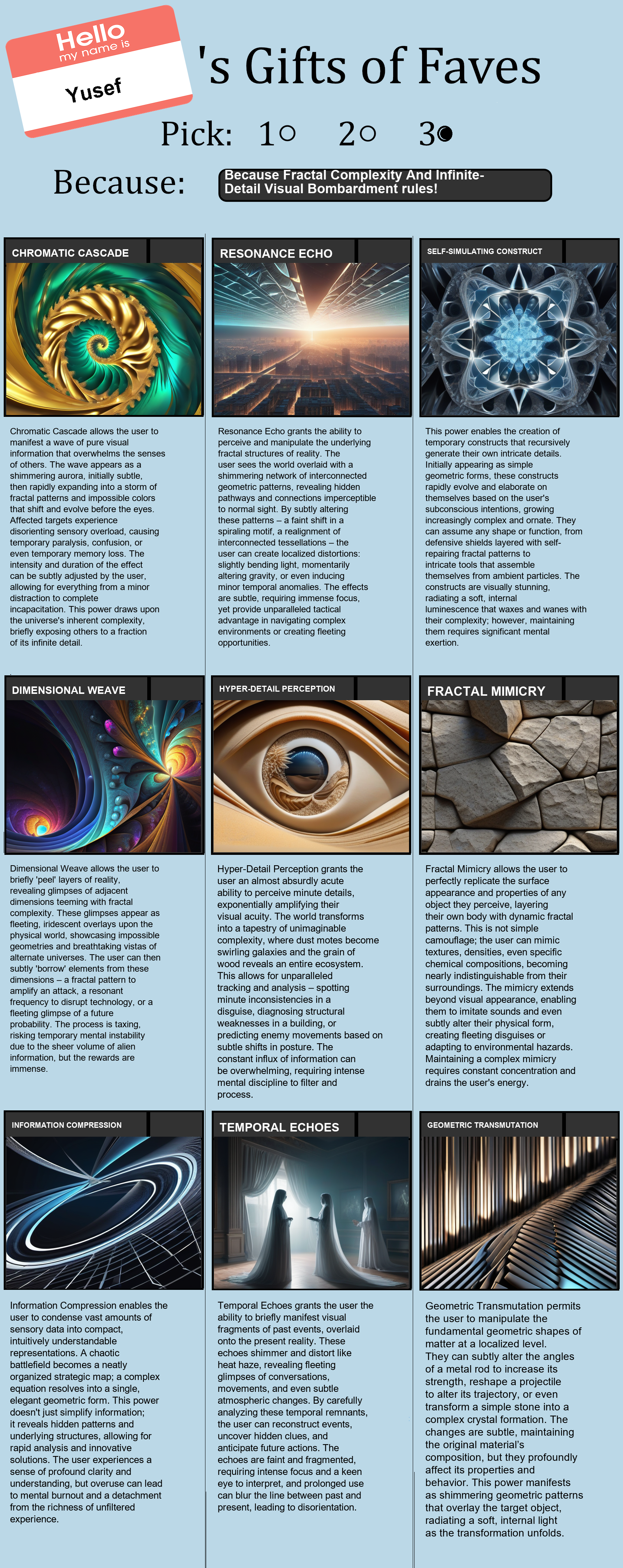 Fractal Complexity And Infinite-Detail Visual Bombardment