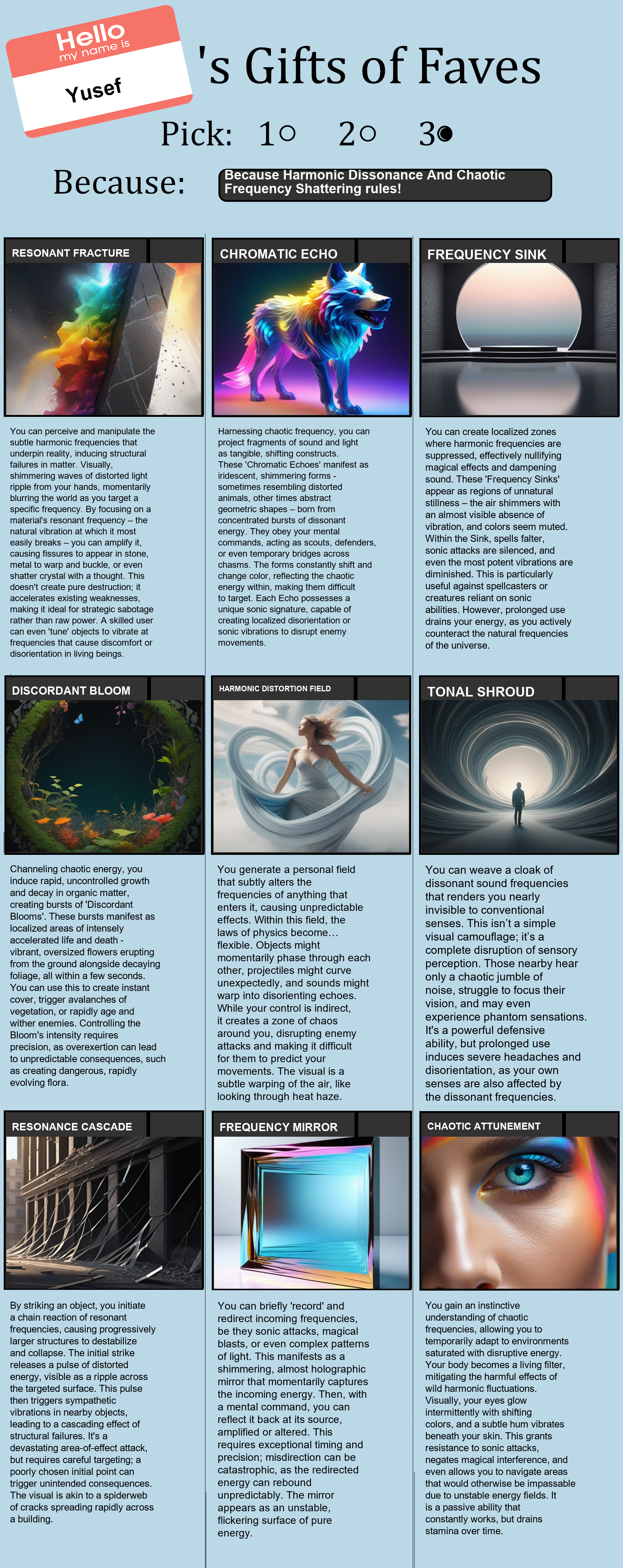 Harmonic Dissonance And Chaotic Frequency Shattering