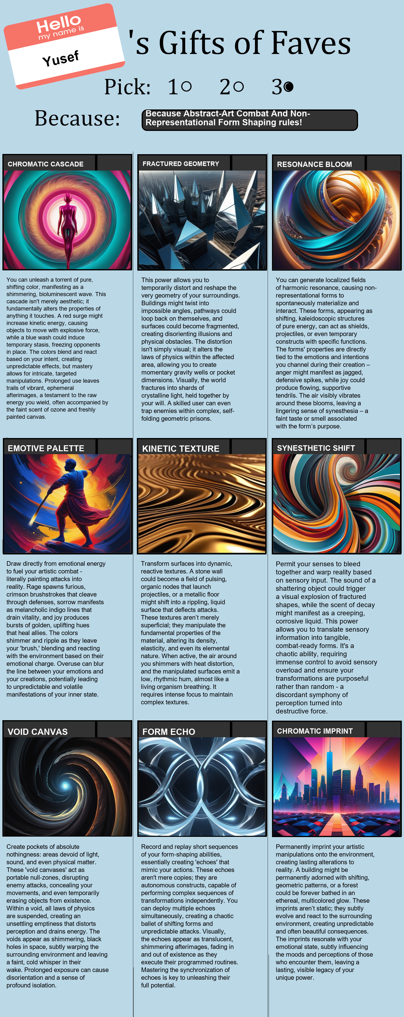 Abstract-Art Combat And Non-Representational Form Shaping