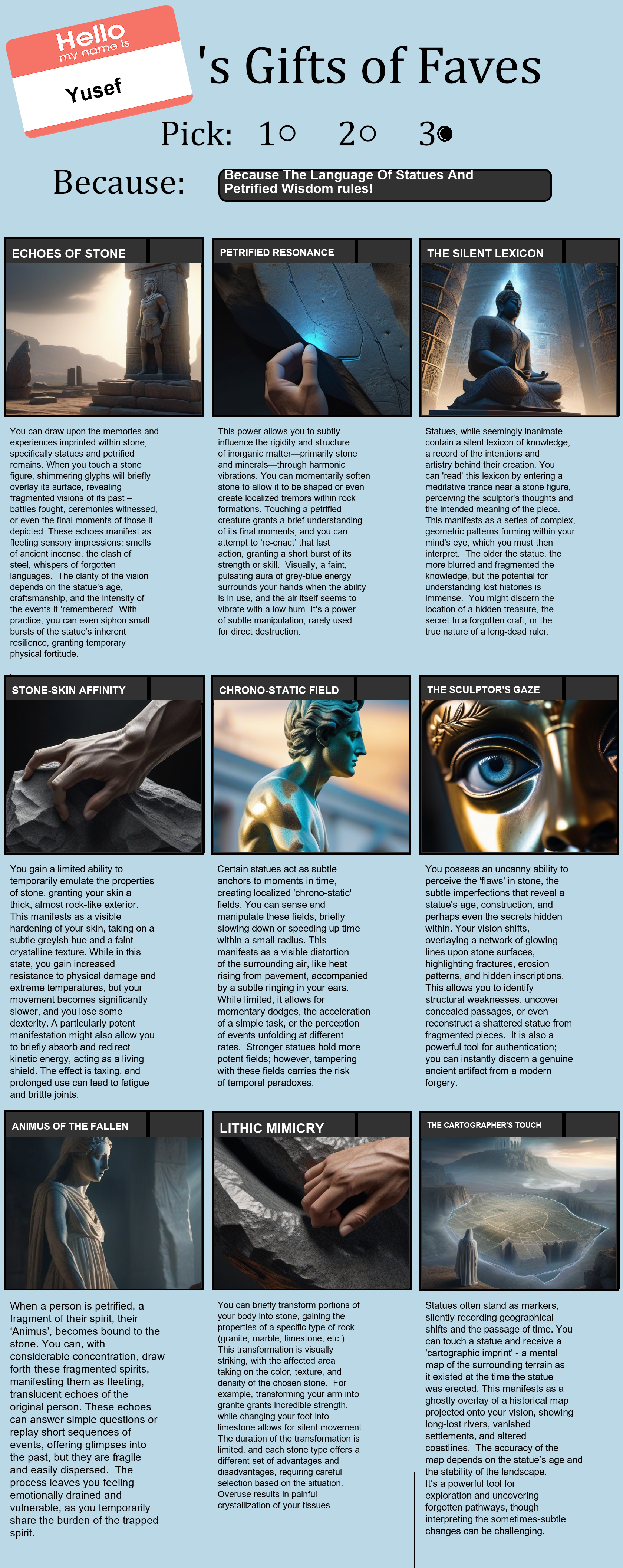 The Language Of Statues And Petrified Wisdom