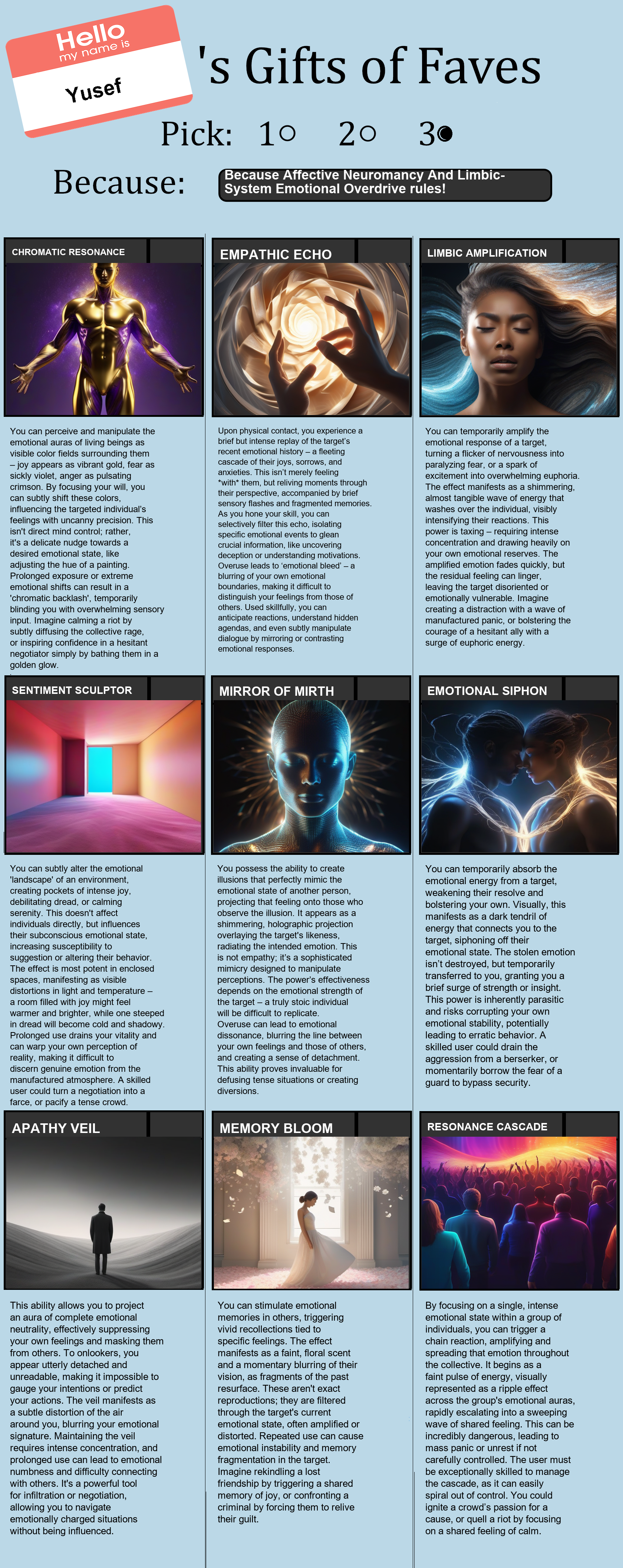 Affective Neuromancy And Limbic-System Emotional Overdrive