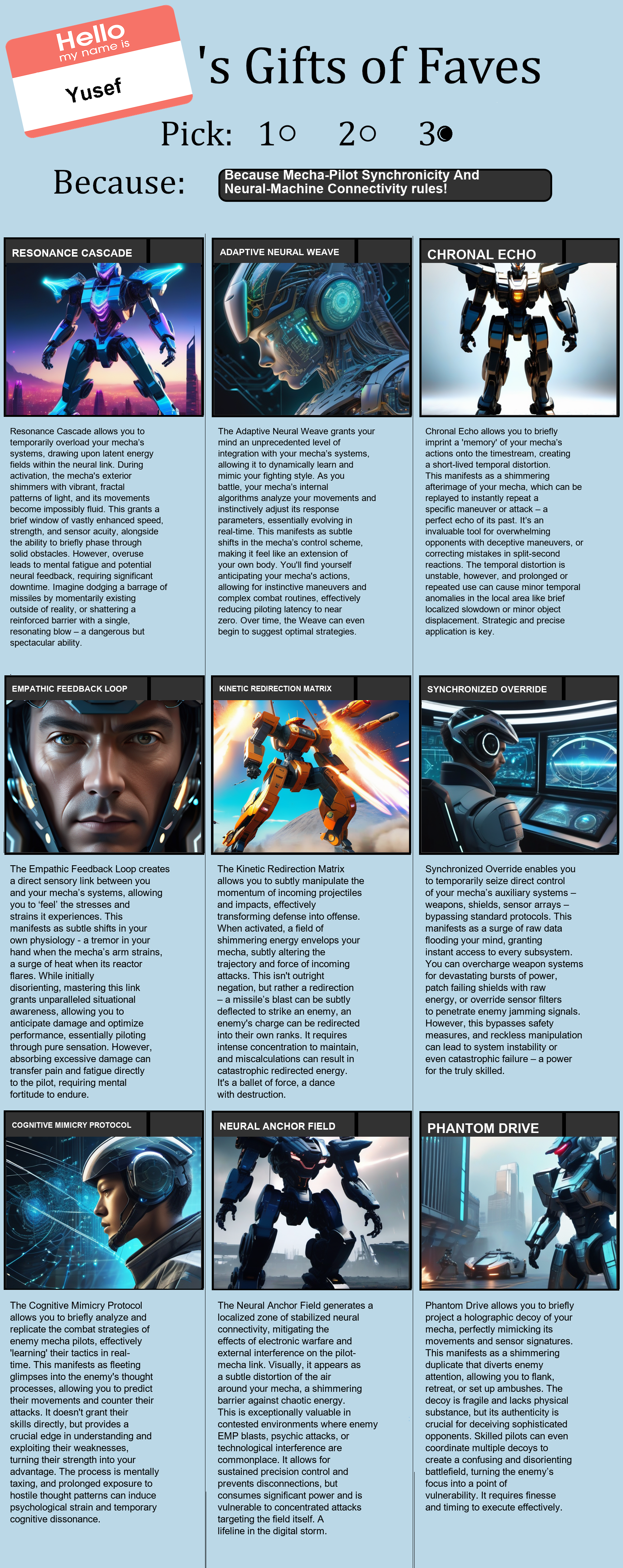 Mecha-Pilot Synchronicity And Neural-Machine Connectivity