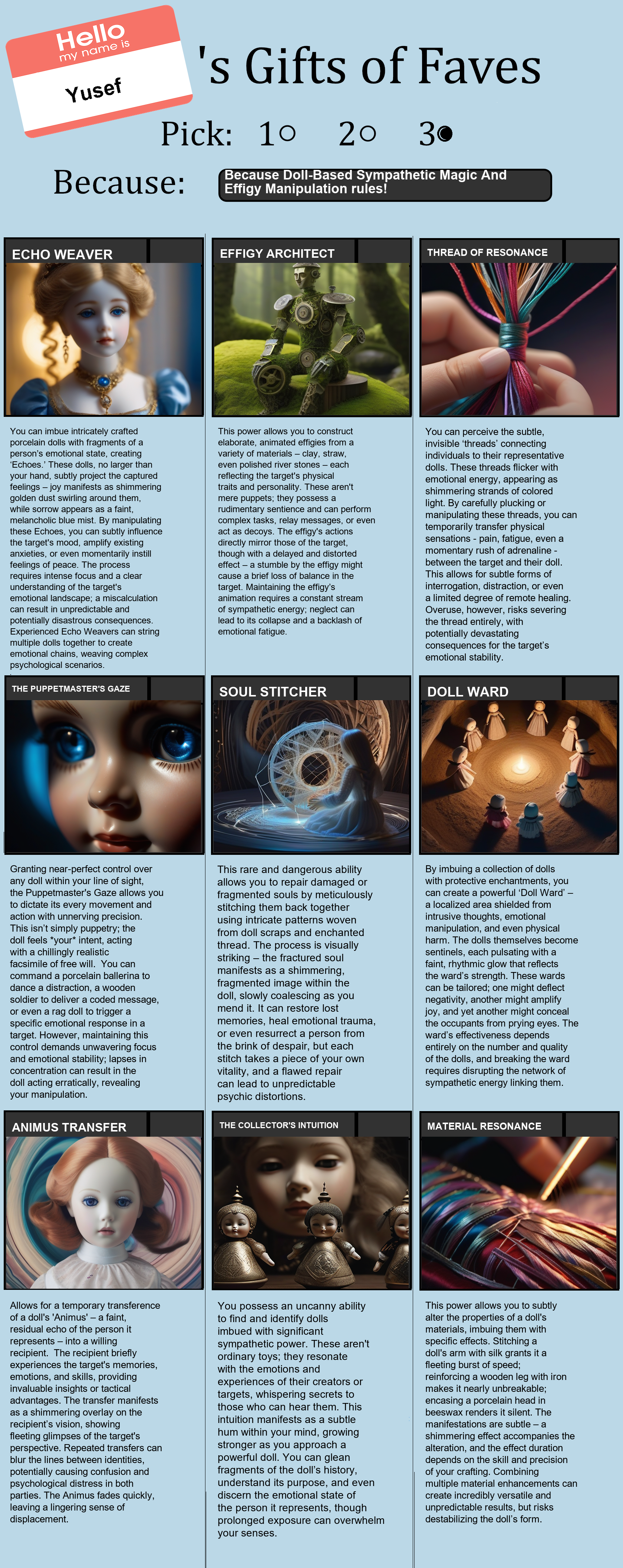 Doll-Based Sympathetic Magic And Effigy Manipulation