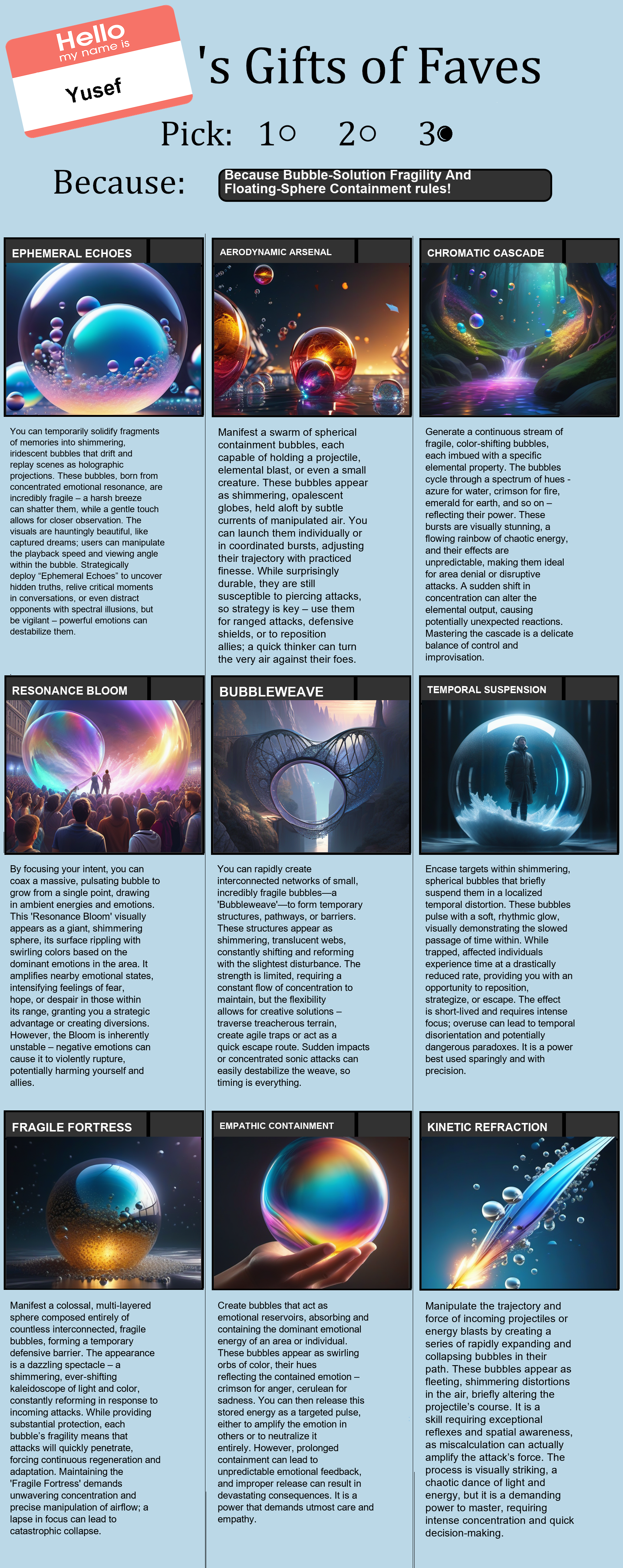 Bubble-Solution Fragility And Floating-Sphere Containment