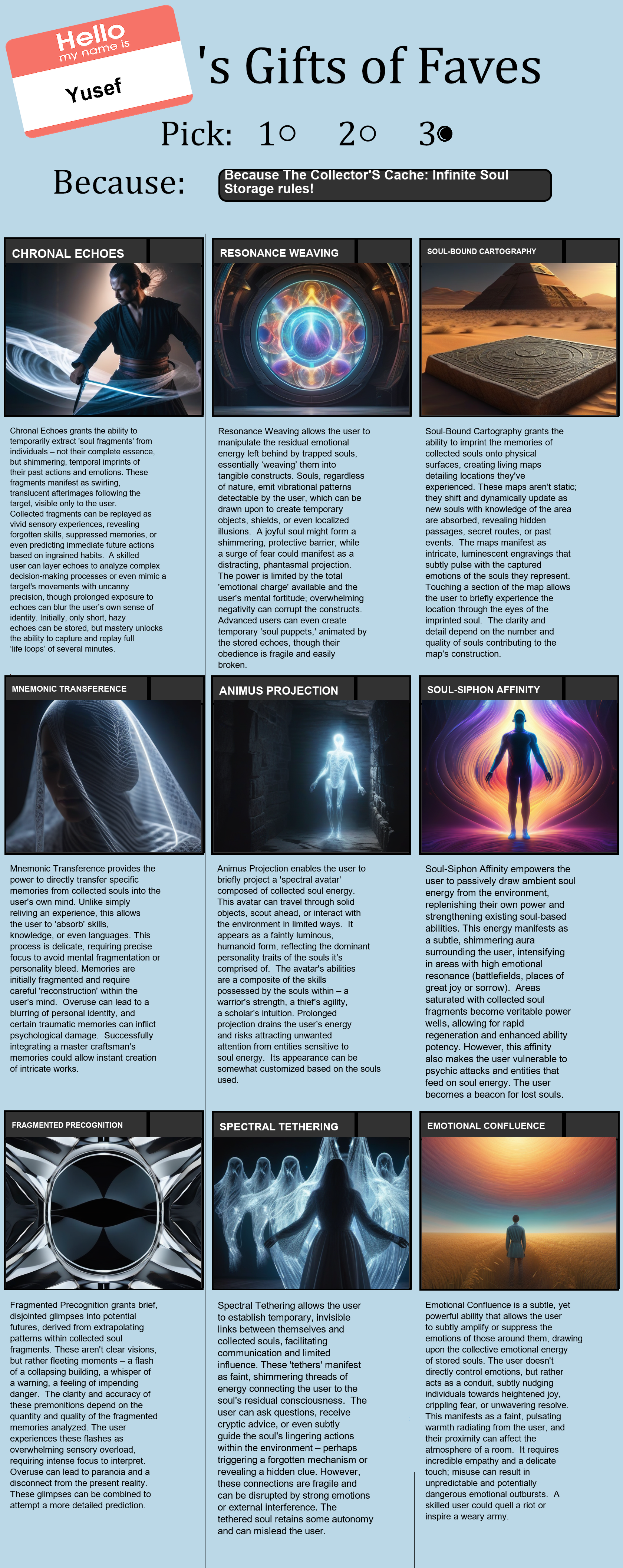 The Collector'S Cache: Infinite Soul Storage